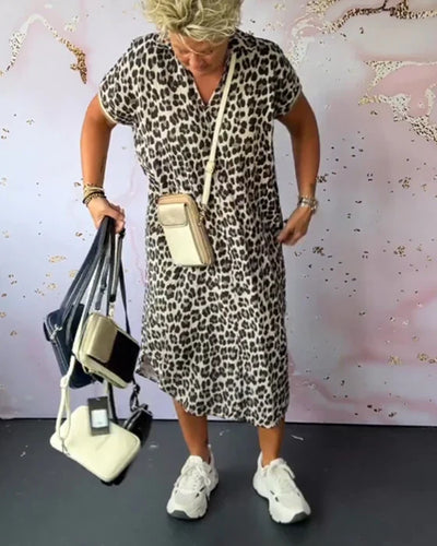 Savannah - Stylisches Leopardenkleid