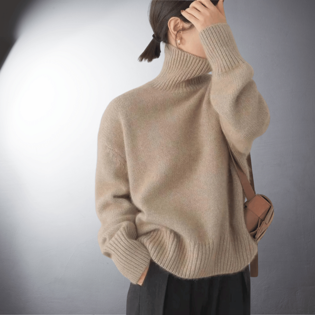 Elara | Rollkragenpullover aus weichem Kaschmir