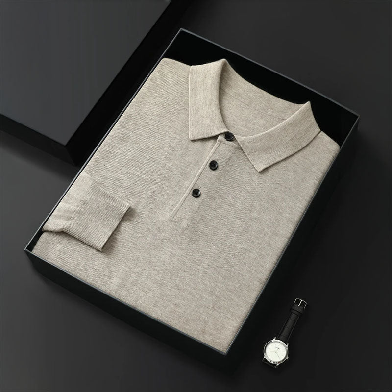GENNARO | POLOSHIRT AUS 100% MERINOWOLLE