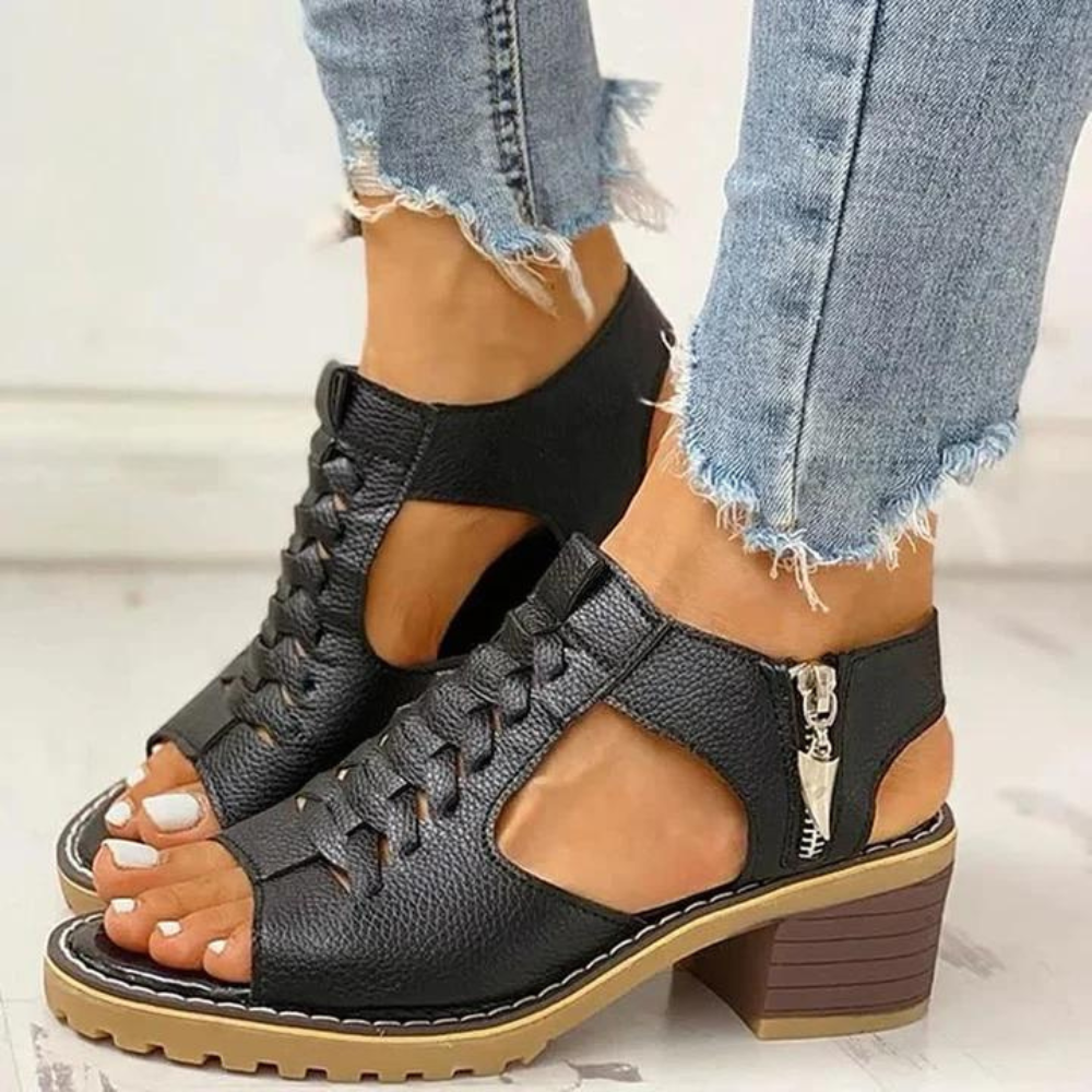 Anelo - Modische geflochtene Sommersandalen für Frauen
