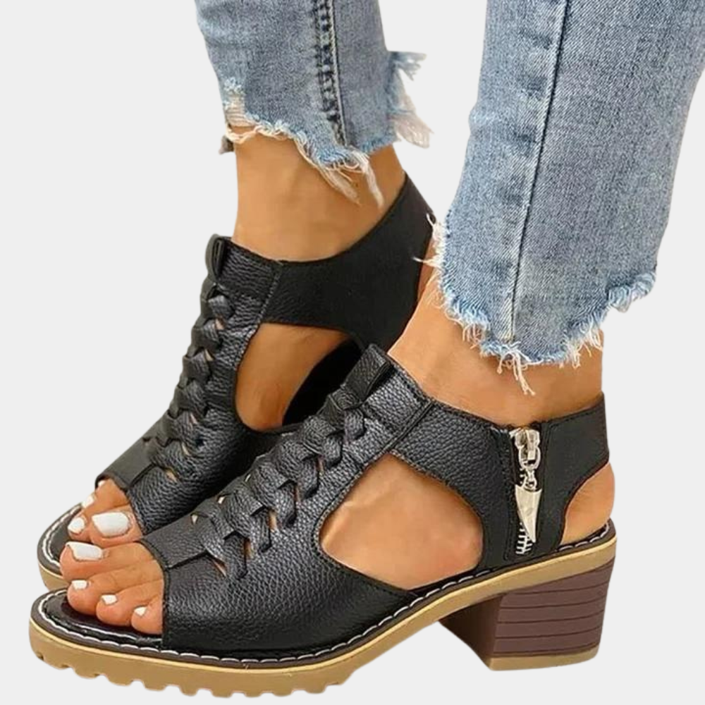 Anelo - Modische geflochtene Sommersandalen für Frauen