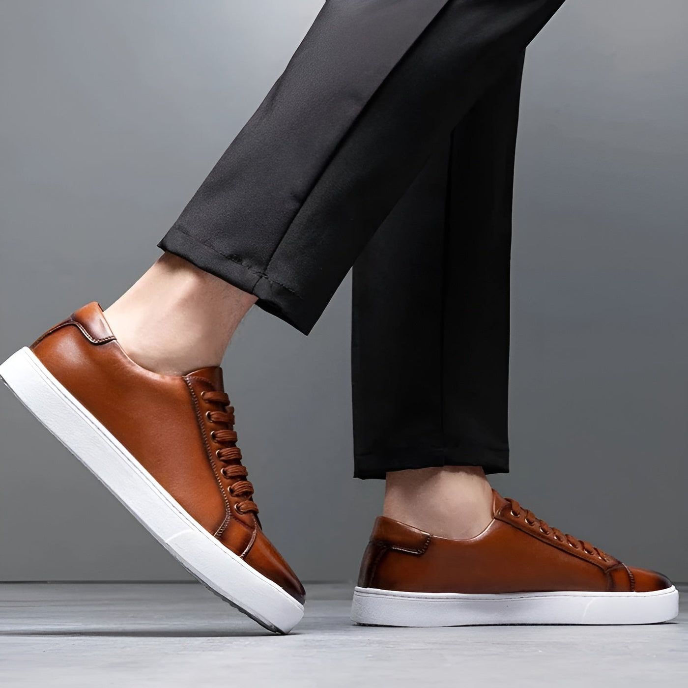 MARCELLO | LEDERNE TURNSCHUHE FÜR MÄNNER