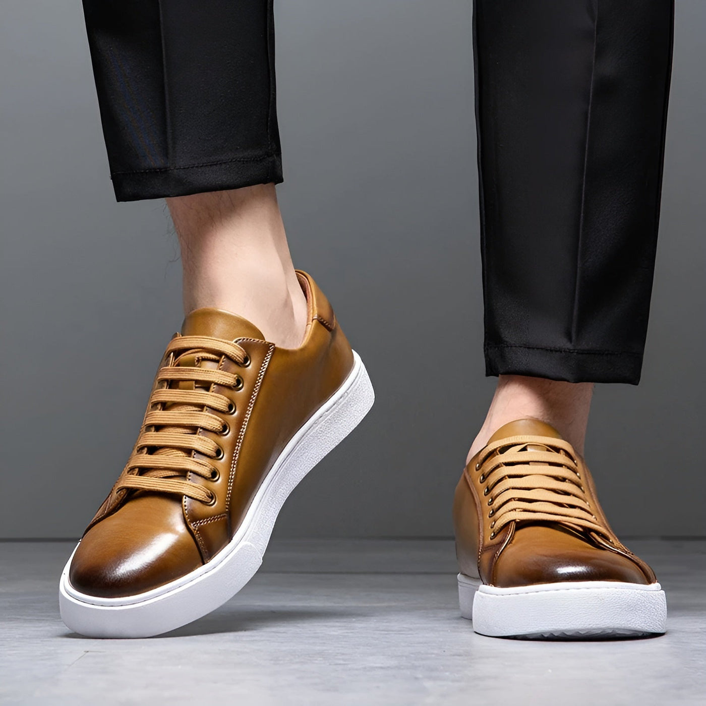 MARCELLO | LEDERNE TURNSCHUHE FÜR MÄNNER