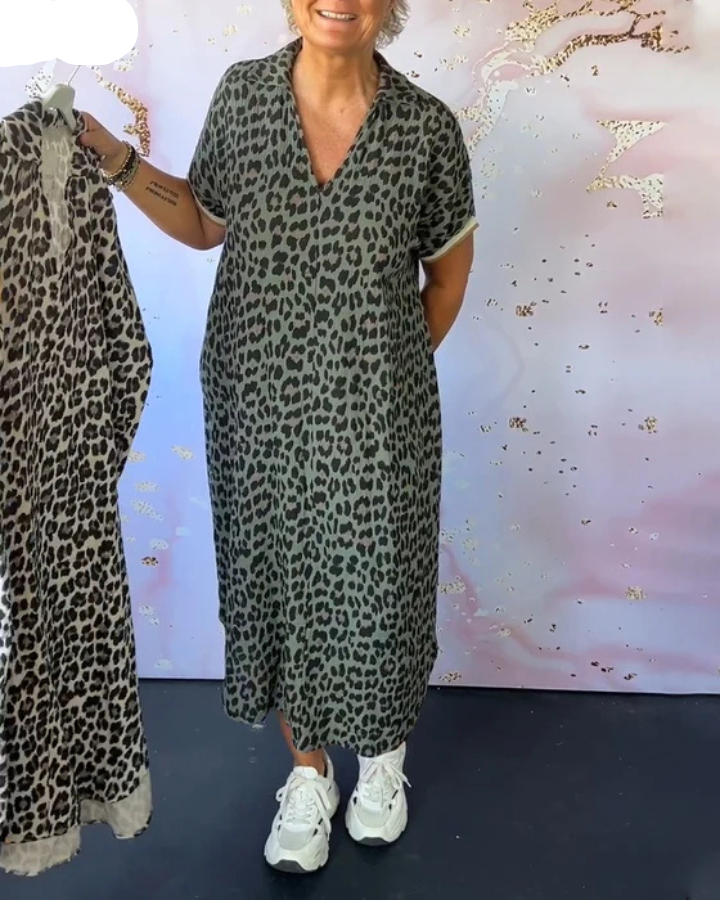 Savannah - Stylisches Leopardenkleid