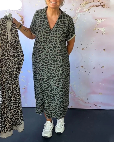 Savannah - Stylisches Leopardenkleid