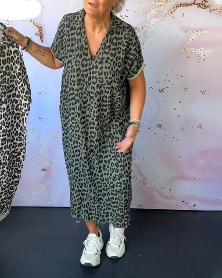 Savannah - Stylisches Leopardenkleid