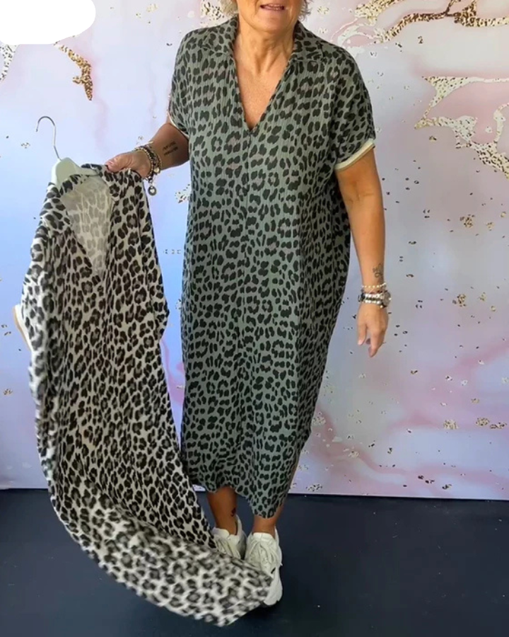 Savannah - Stylisches Leopardenkleid