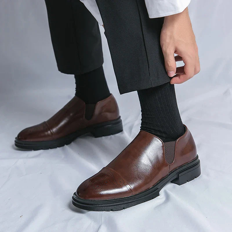 ALBERTO | LEDERSCHUHE OHNE SCHNÜRSENKEL