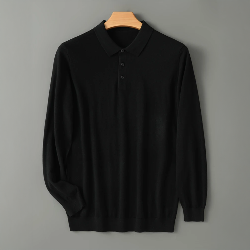 GENNARO | POLOSHIRT AUS 100% MERINOWOLLE