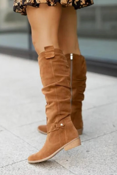 Laluna | Kniestiefel aus Wildleder