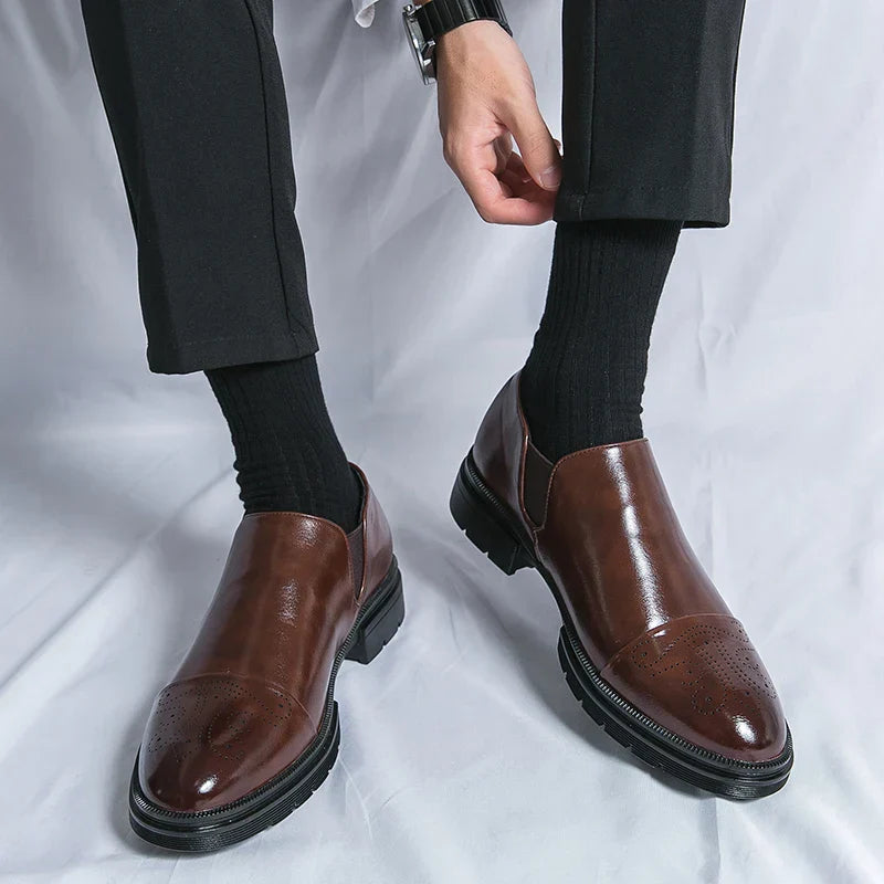 ALBERTO | LEDERSCHUHE OHNE SCHNÜRSENKEL
