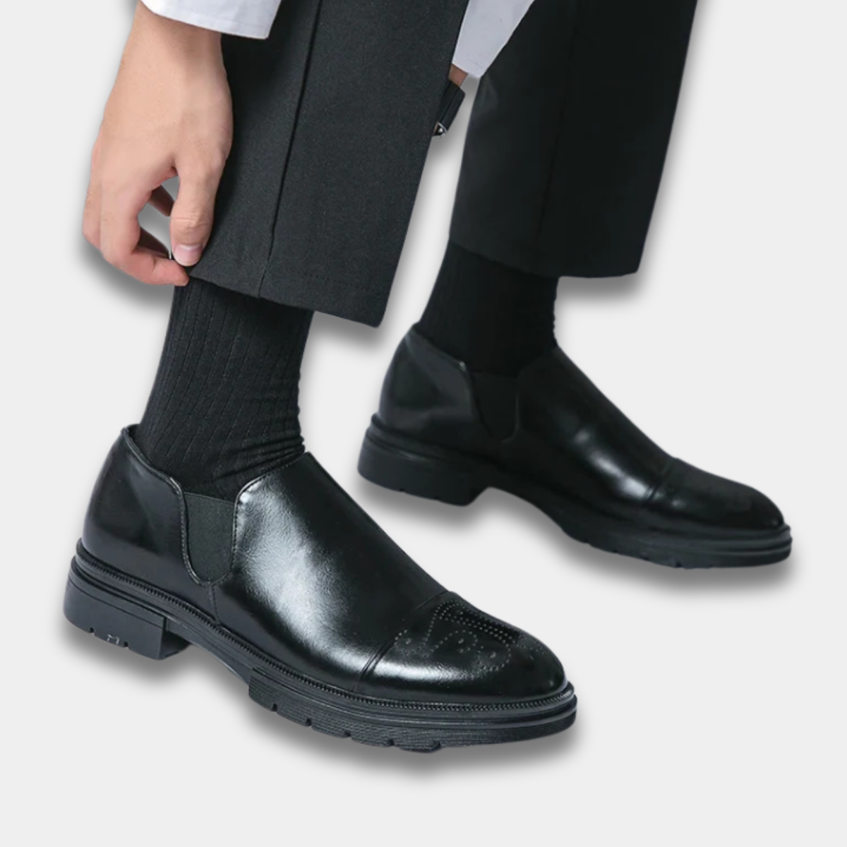 ALBERTO | LEDERSCHUHE OHNE SCHNÜRSENKEL