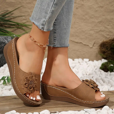 Chloé™ | Florale Sandalen