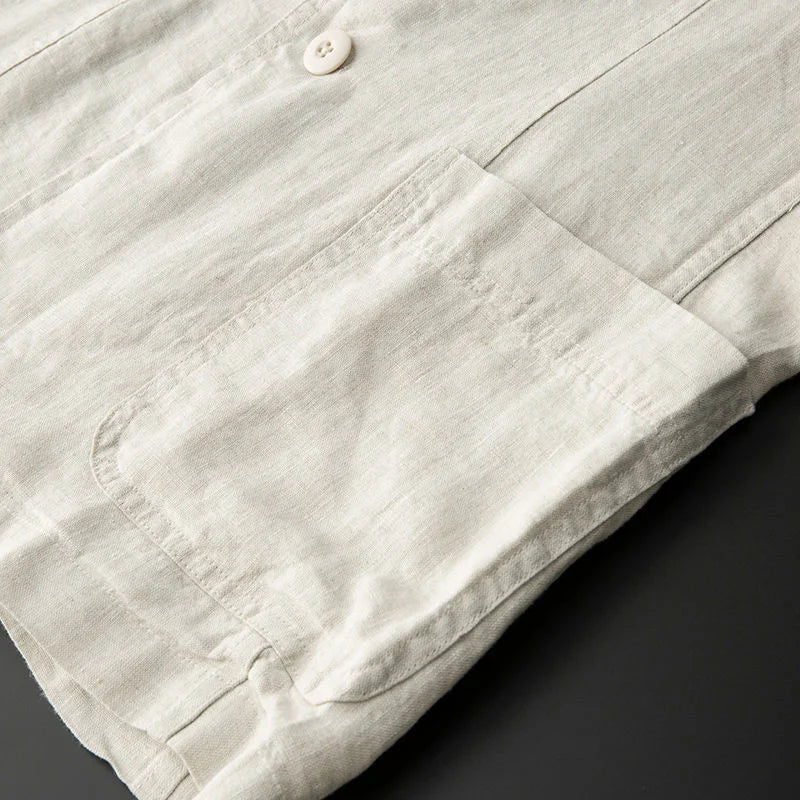 Vincenzo - Luxuriöse Leinenjacke
