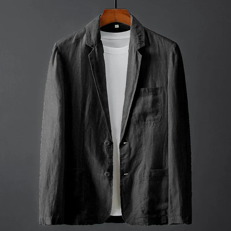 Vincenzo - Luxuriöse Leinenjacke