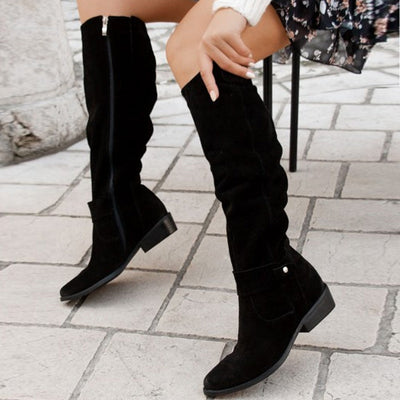 Laluna | Kniestiefel aus Wildleder